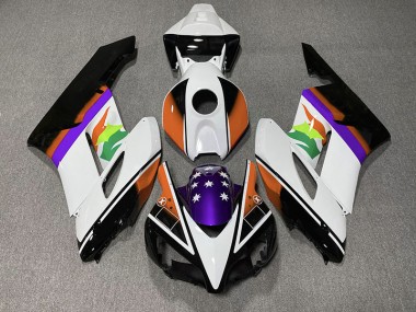 Orange and Purple Flag 2004-2005 CBR1000RR Motorcycle Fairing