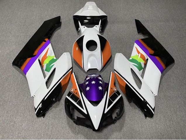 Orange and Purple Flag 2004-2005 CBR1000RR Motorcycle Fairing Orange and Purple Flag 2004-2005 CBR1000RR Motorcycle Fairing