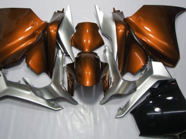 Orange and Silver 2010-2013 VFR1200 Motorcycle Fairing