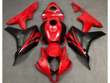 Pearl Red & Black 2007-2008 CBR600RR Motorcycle Fairing