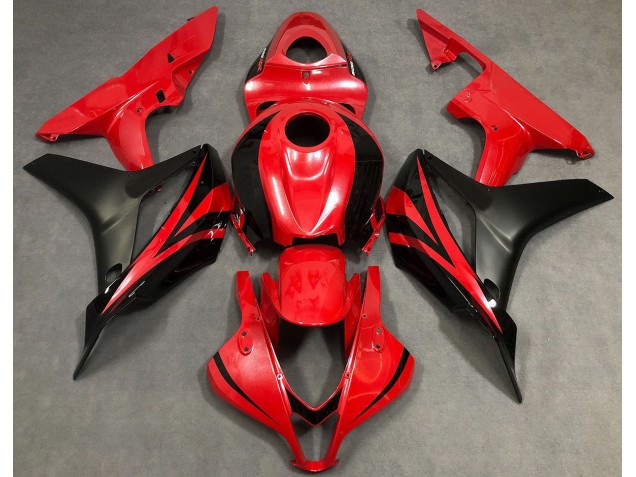 Pearl Red & Black 2007-2008 CBR600RR Motorcycle Fairing Pearl Red & Black 2007-2008 CBR600RR Motorcycle Fairing