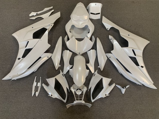 Pearl White 2006-2007 R6 Motorcycle Fairing Pearl White 2006-2007 R6 Motorcycle Fairing