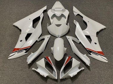 Pearl White 2008-2016 R6 Motorcycle Fairing