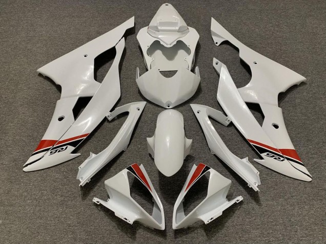 Pearl White 2008-2016 R6 Motorcycle Fairing Pearl White 2008-2016 R6 Motorcycle Fairing