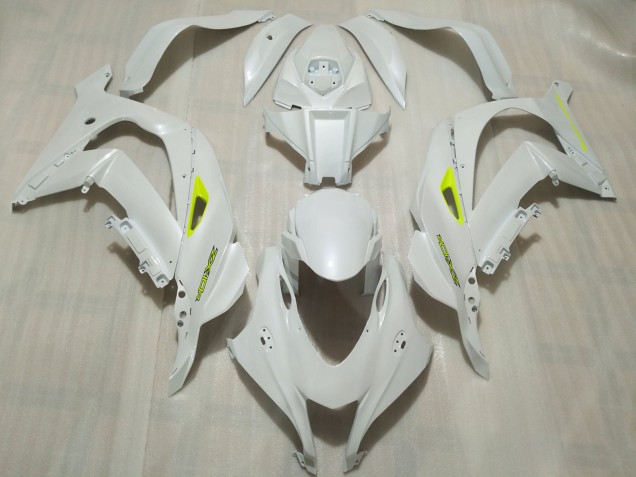 Pearl White 2016-2019 ZX10R Motorcycle Fairing Pearl White 2016-2019 ZX10R Motorcycle Fairing