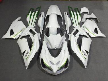 Pearl White Custom 2012-2021 ZX14R Motorcycle Fairing