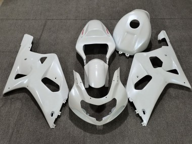 Pearl White 2001-2003 GSXR 600-750 Motorcycle Fairing