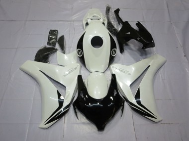Pearl White and Black 2008-2011 CBR1000RR Motorcycle Fairing