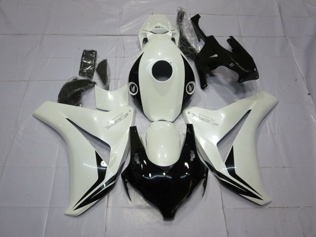 Pearl White and Black 2008-2011 CBR1000RR Motorcycle Fairing Pearl White and Black 2008-2011 CBR1000RR Motorcycle Fairing