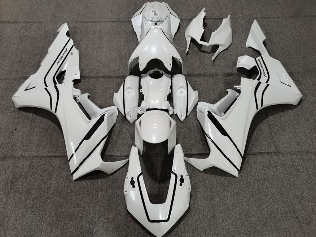 Pearl White and Black 2017-2023 CBR1000RR Motorcycle Fairing Pearl White and Black 2017-2023 CBR1000RR Motorcycle Fairing