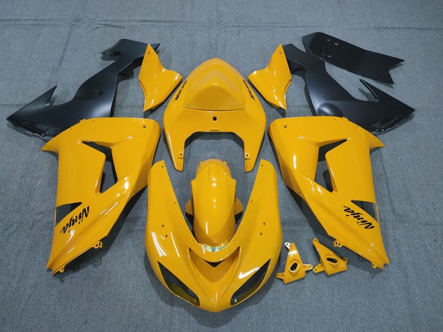 Pearl Yellow 2006-2007 ZX10R Motorcycle Fairing