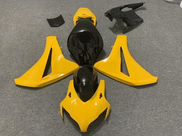 Pearl Yellow and Black 2008-2011 CBR1000RR Motorcycle Fairing Pearl Yellow and Black 2008-2011 CBR1000RR Motorcycle Fairing