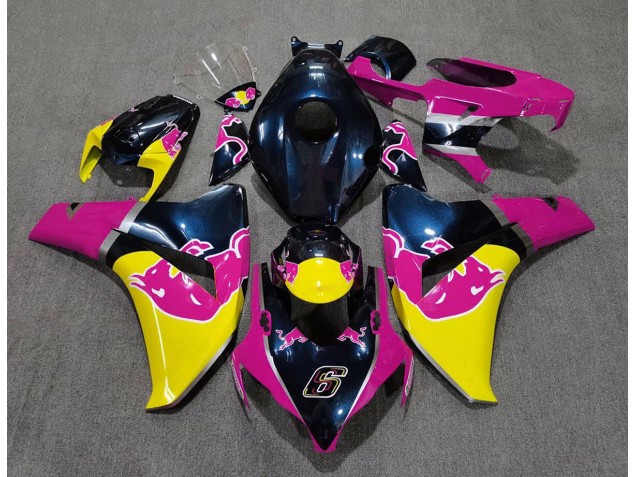 Pink Bull 2008-2011 CBR1000RR Motorcycle Fairing Pink Bull 2008-2011 CBR1000RR Motorcycle Fairing