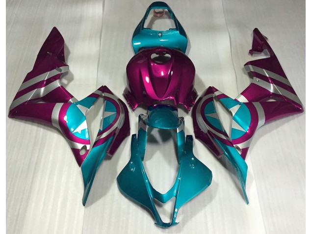 Pink Captain America 2007-2008 CBR600RR Motorcycle Fairing Pink Captain America 2007-2008 CBR600RR Motorcycle Fairing