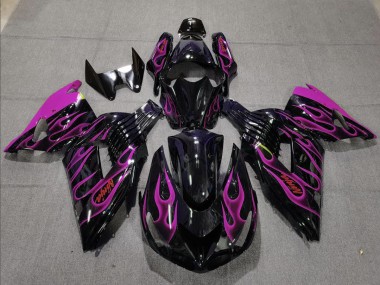 Pink Flame 2006-2011 ZX14R Motorcycle Fairing