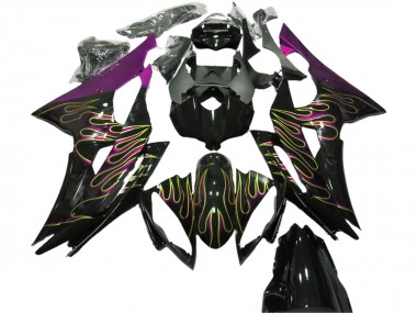 Pink Flame 2008-2016 R6 Motorcycle Fairing