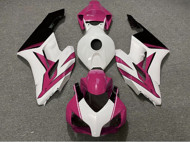 Pink White and Gloss Black 2004-2005 CBR1000RR Motorcycle Fairing Pink White and Gloss Black 2004-2005 CBR1000RR Motorcycle Fairing