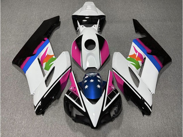 Pink and Blue Flag 2004-2005 CBR1000RR Motorcycle Fairing Pink and Blue Flag 2004-2005 CBR1000RR Motorcycle Fairing