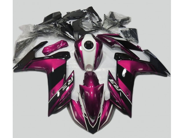 Pink and Gloss Black 2015-2018 R3 Motorcycle Fairing Pink and Gloss Black 2015-2018 R3 Motorcycle Fairing