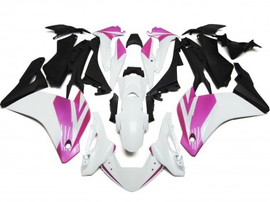 Pink and White Gloss 2011-2014 CBR250RR Motorcycle Fairing