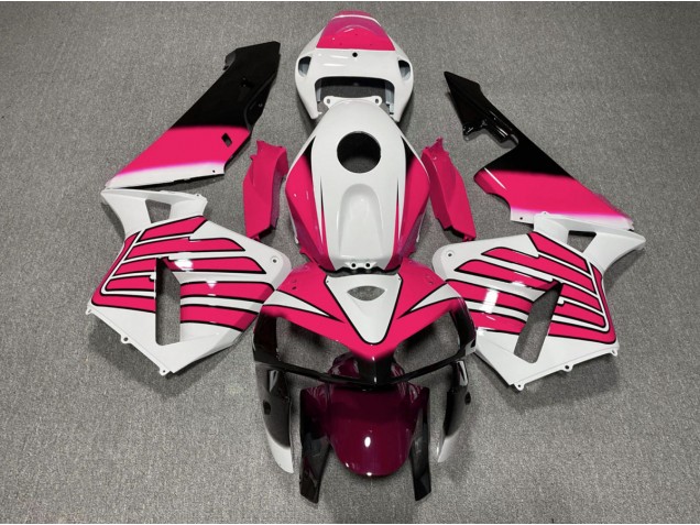 Pink and White Wings 2005-2006 CBR600RR Motorcycle Fairing Pink and White Wings 2005-2006 CBR600RR Motorcycle Fairing