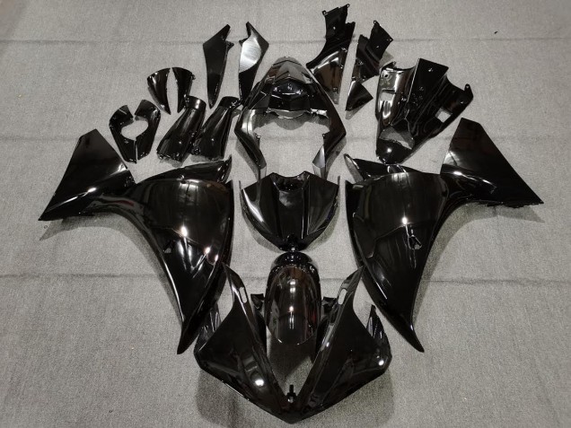 Plain Gloss Black 2009-2011 R1 Motorcycle Fairing Plain Gloss Black 2009-2011 R1 Motorcycle Fairing