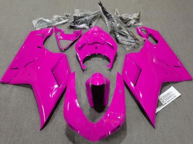 Plain Gloss Pink 2007-2014 Ducati 848 1098 1198 Motorcycle Fairing
