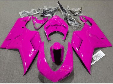 Plain Gloss Pink 2007-2014 Ducati 848 1098 1198 Motorcycle Fairing