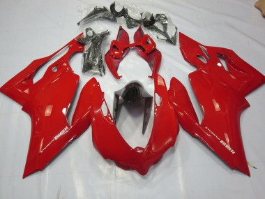Plain Gloss Red 2011-2014 Ducati 1199 Motorcycle Fairing