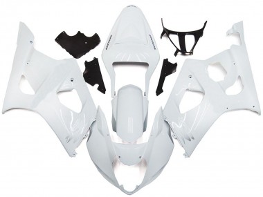 Plain Gloss White Style 2003-2004 GSXR 1000 Motorcycle Fairing