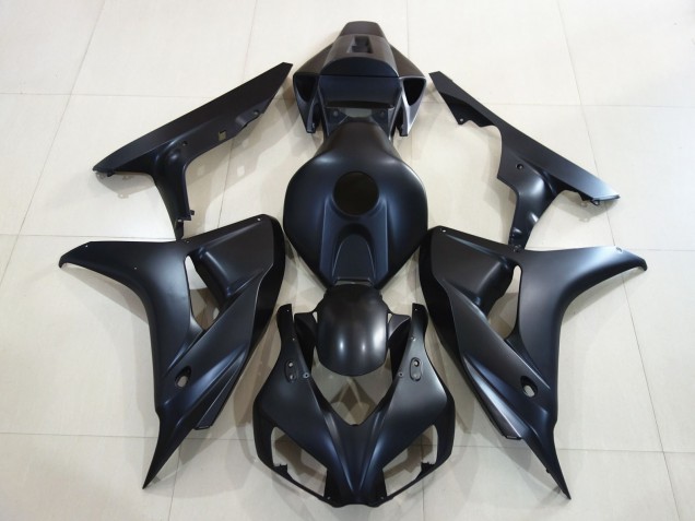 Plain Matte Black 2006-2007 CBR1000RR Motorcycle Fairing Plain Matte Black 2006-2007 CBR1000RR Motorcycle Fairing
