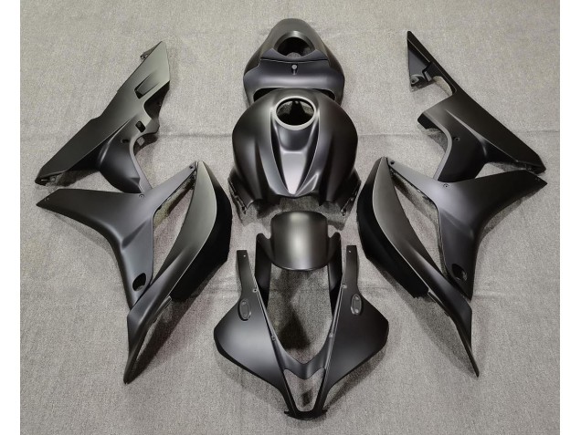 Plain Matte Black 2007-2008 CBR600RR Motorcycle Fairing