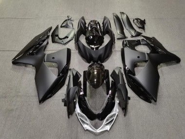 Plain Matte and Gloss Black 2009-2016 GSXR 1000 Motorcycle Fairing