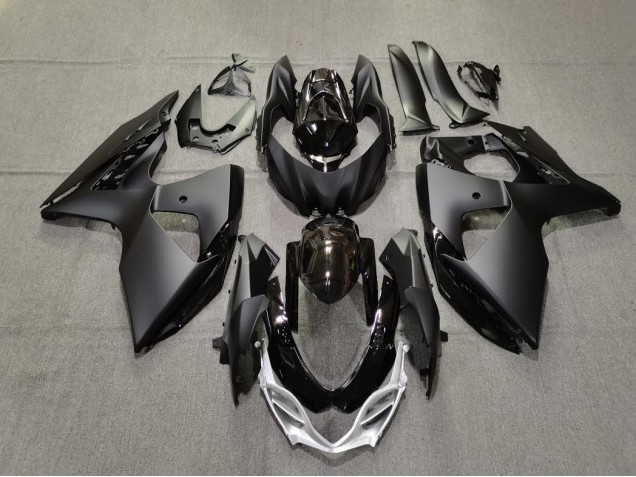 Plain Matte and Gloss Black 2009-2016 GSXR 1000 Motorcycle Fairing Plain Matte and Gloss Black 2009-2016 GSXR 1000 Motorcycle Fairing