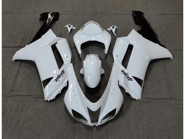 Plain White Gloss 2007-2008 ZX6R Motorcycle Fairing Plain White Gloss 2007-2008 ZX6R Motorcycle Fairing