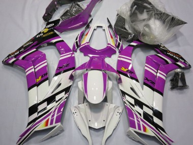 Purple Black and White 2011-2015 ZX10R Motorcycle Fairing