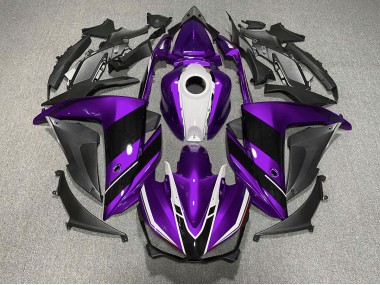 Purple Black and White 2015-2018 R3 Motorcycle Fairing