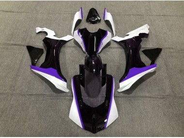 Purple Black and White 2015-2019 R1 Motorcycle Fairing