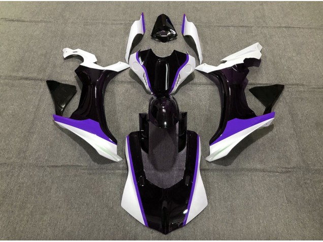 Purple Black and White 2015-2019 R1 Motorcycle Fairing Purple Black and White 2015-2019 R1 Motorcycle Fairing
