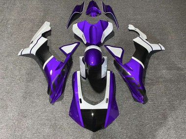 Purple & Carbon Fiber Accents 2015-2019 R1 Motorcycle Fairing