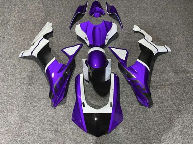 Purple & Carbon Fiber Accents 2015-2019 R1 Motorcycle Fairing