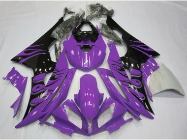 Purple Flame Style 2008-2016 R6 Motorcycle Fairing