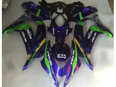 Purple Green and Gloss 2016-2019 ZX10R Motorcycle Fairing