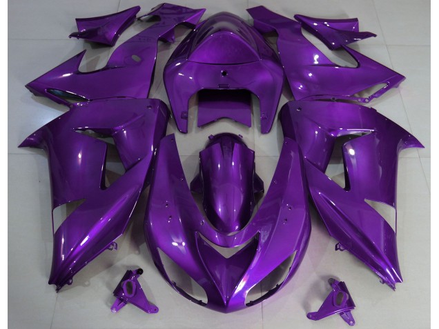 Purple Plain 2006-2007 ZX10R Motorcycle Fairing Purple Plain 2006-2007 ZX10R Motorcycle Fairing