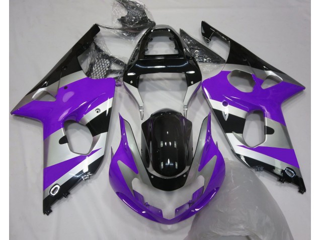 Purple Silver OEM Style 2000-2002 GSXR 1000 Motorcycle Fairing Purple Silver OEM Style 2000-2002 GSXR 1000 Motorcycle Fairing