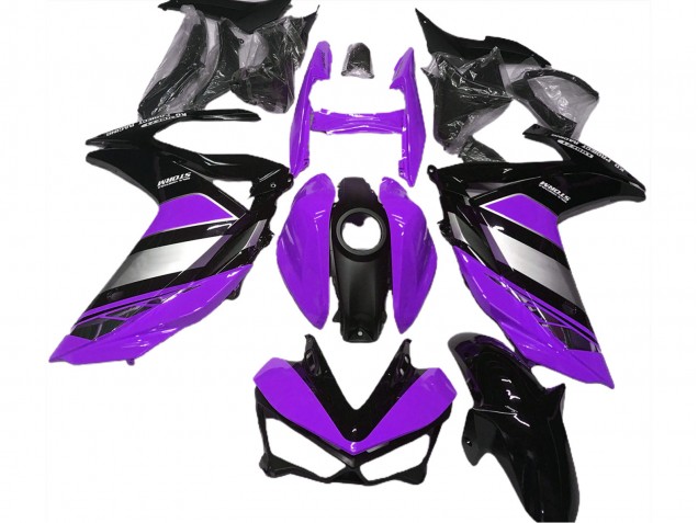 Purple Yamalube 2015-2018 R3 Motorcycle Fairing Purple Yamalube 2015-2018 R3 Motorcycle Fairing
