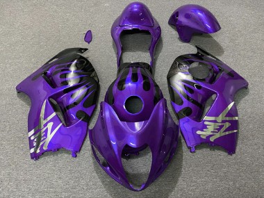 Purple and Black 1997-2007 GSXR 1300 Hayabusa Motorcycle Fairing