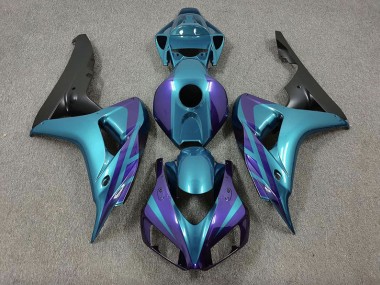 Purple and Emerald 2006-2007 CBR1000RR Motorcycle Fairing