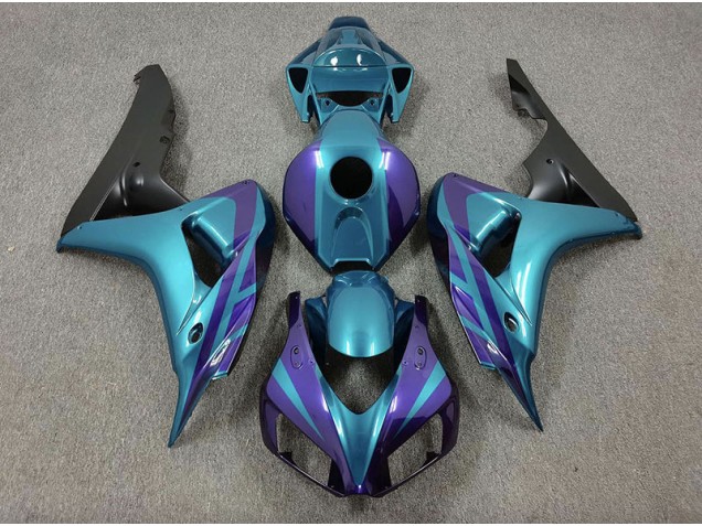 Purple and Emerald 2006-2007 CBR1000RR Motorcycle Fairing Purple and Emerald 2006-2007 CBR1000RR Motorcycle Fairing
