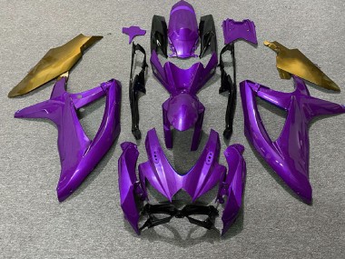 Purple and Gold 2008-2010 GSXR 600-750 Motorcycle Fairing